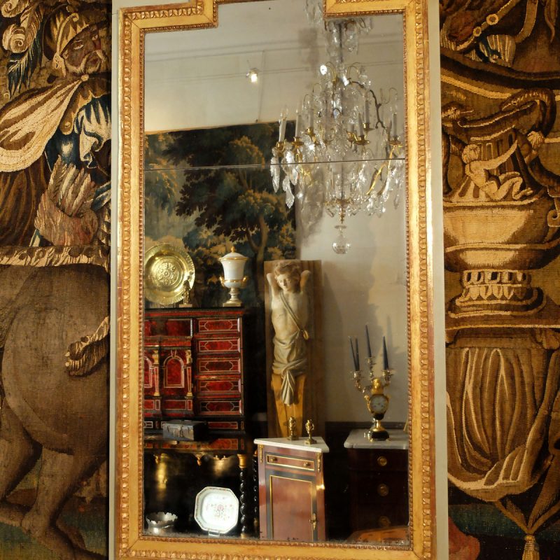 Miroir de boiserie d'époque Louis XVI