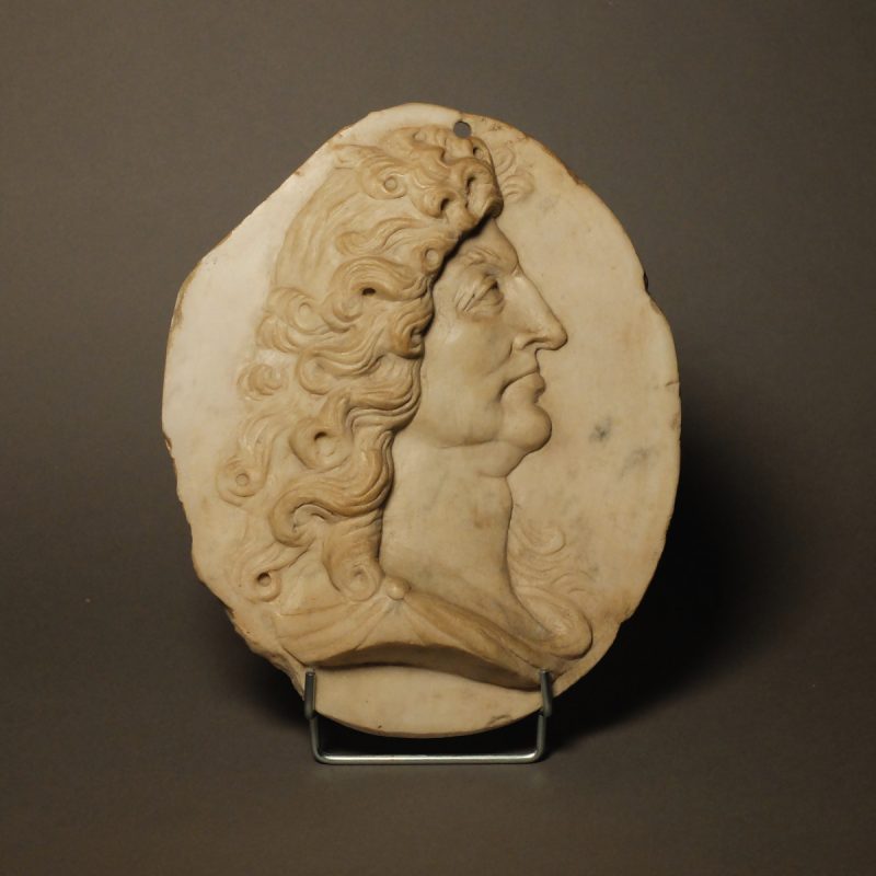 Médaillon Louis XIV d'après Girardon