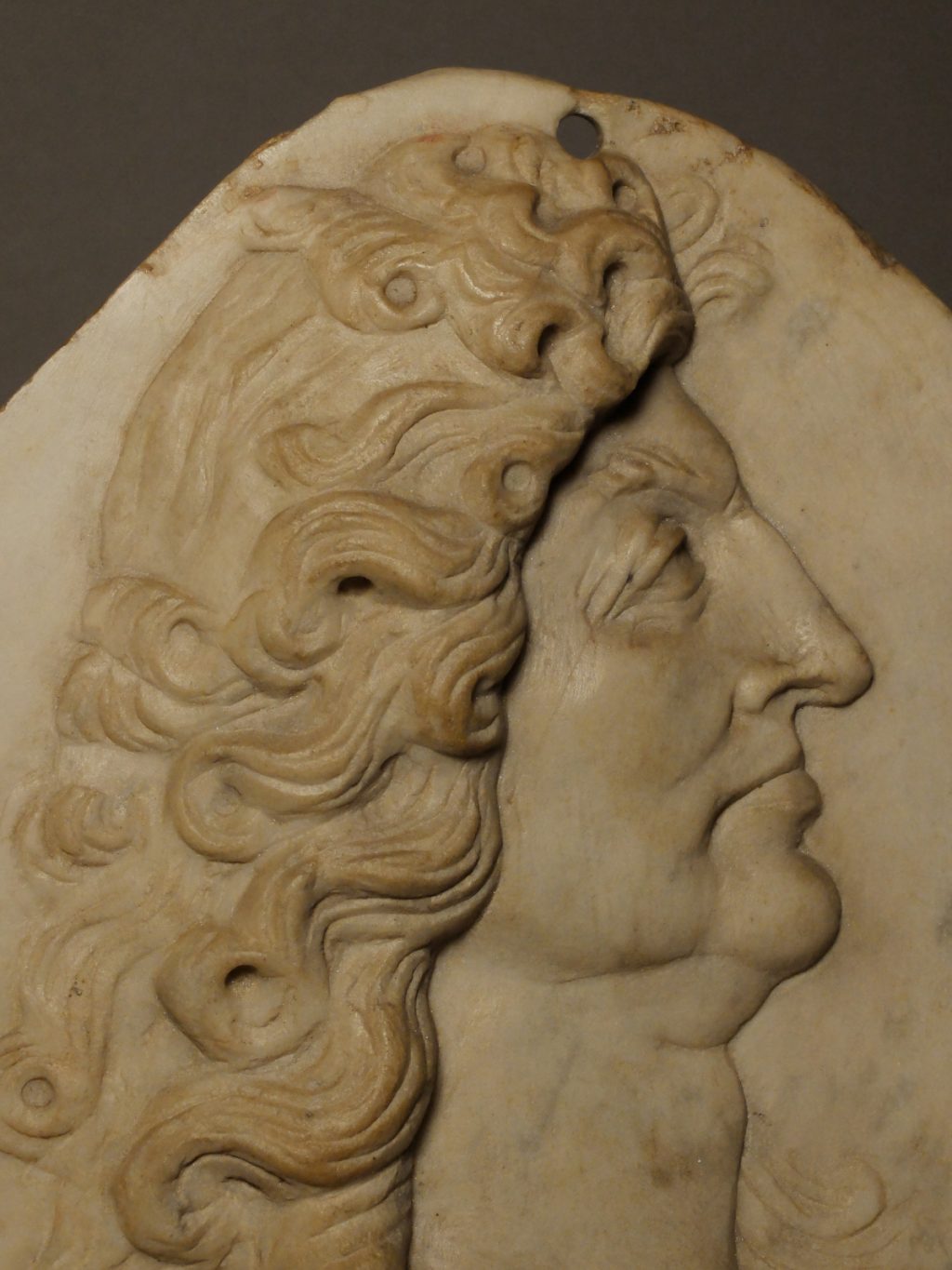 Médaillon Louis XIV d'après Girardon
