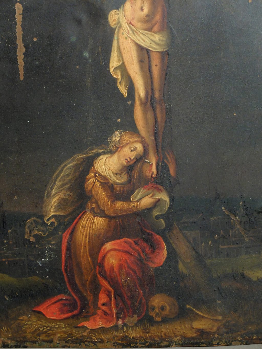 Cuivre XVIIème-la Crucifixion