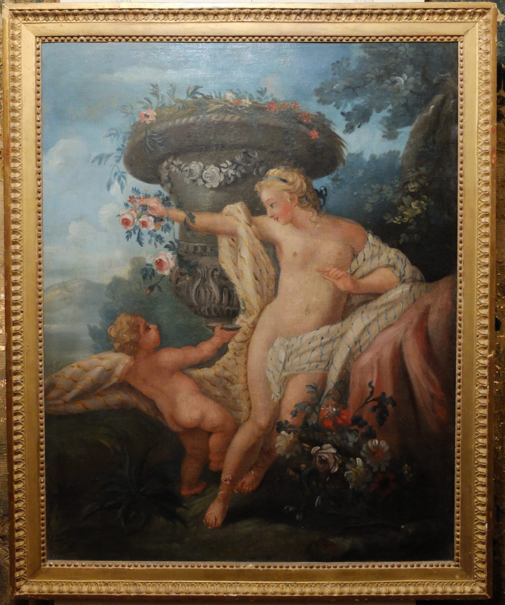 Vénus et l'Amour, Hst XVIIIème
