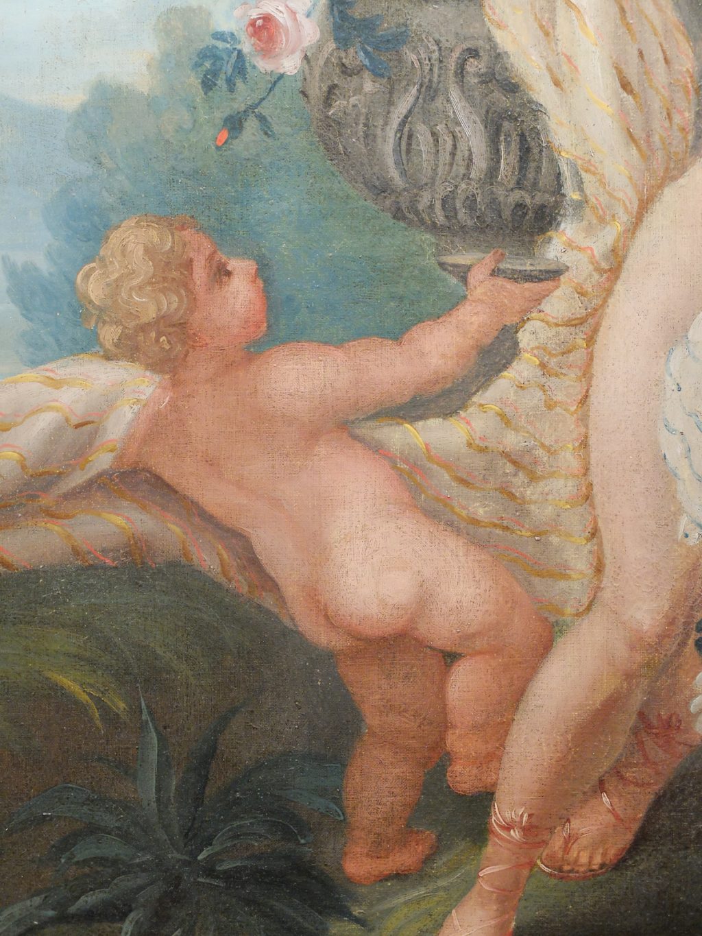 Vénus et l'Amour, Hst XVIIIème
