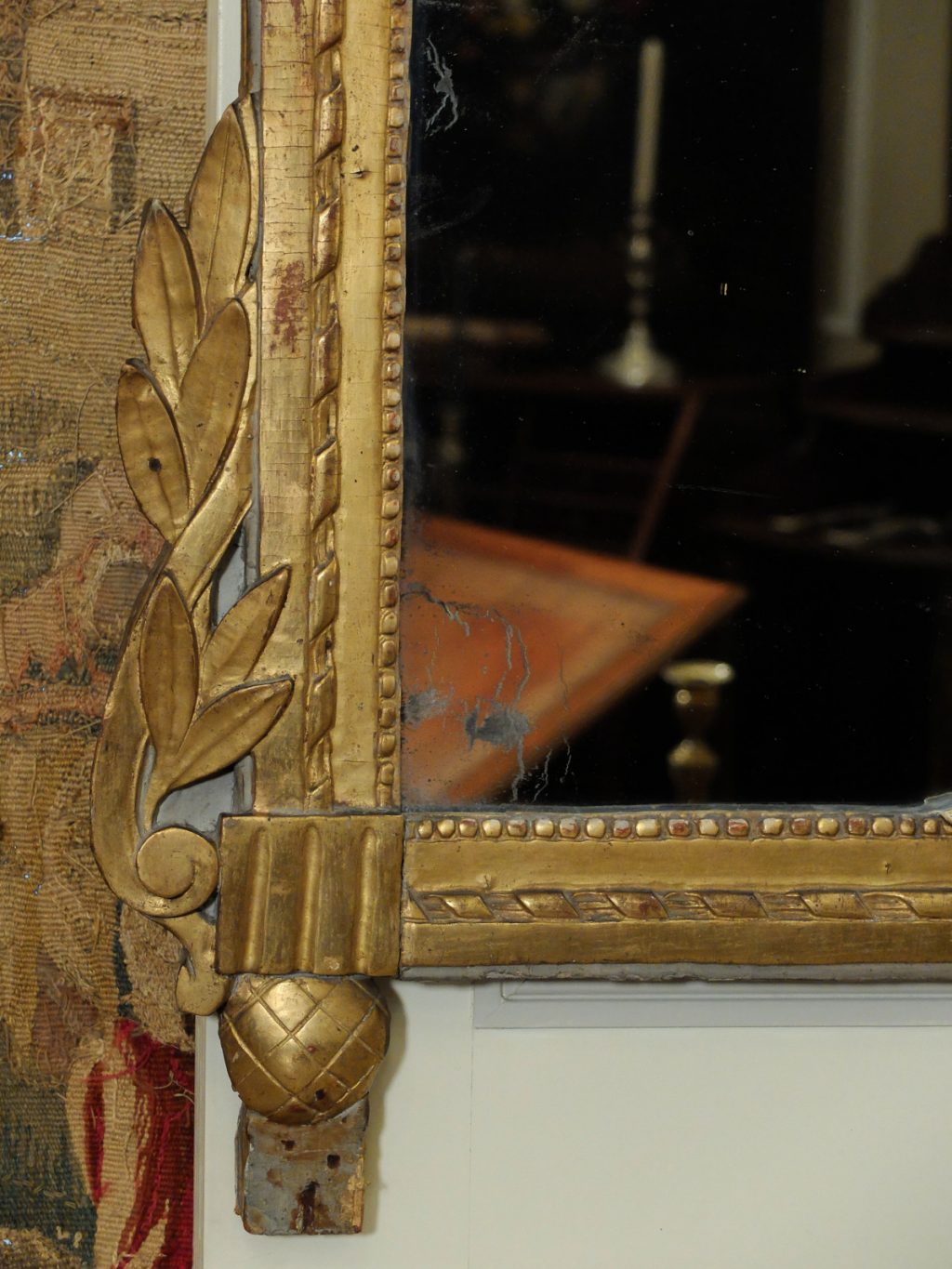 Miroir Louis XVI aux instruments de musique