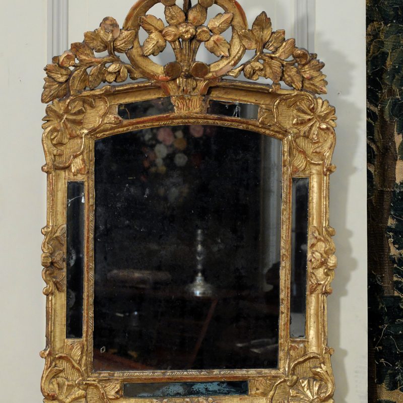 Miroir Louis XV à parecloses