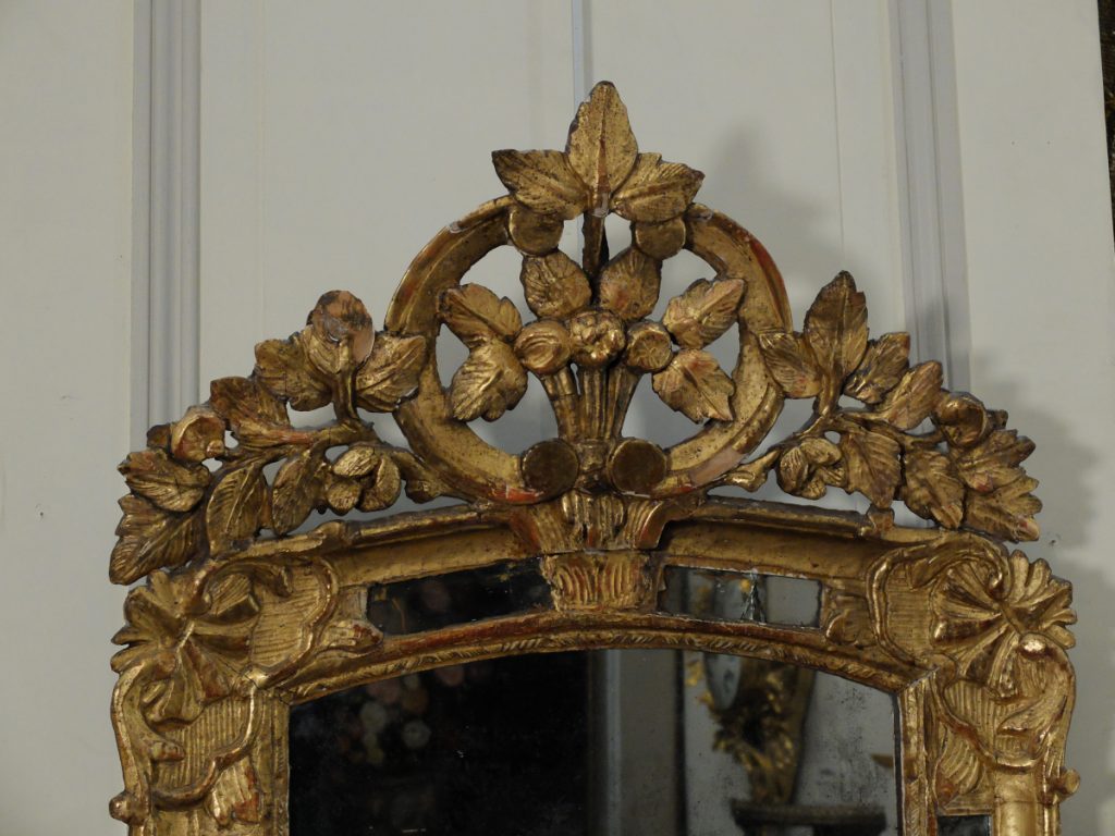 Miroir Louis XV à parecloses